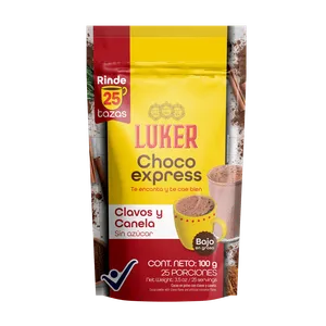 CACAO EN POLVO LUKER CHOCO EXPRESS 100G CLAVOS Y CANELA