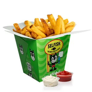 Box Papas Fritas Grande con 2 salsas