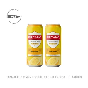 Pack (2 RTD Piscano Maracumango Lata x 500 ml)