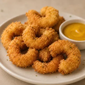 Camarones Panko con Chutney Mango