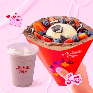 Crepe full de nutella + shake