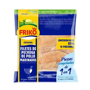 FILETE DE PECHUGA FRIKO MARINADOS X 850 GRS