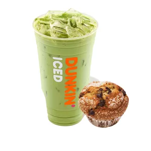 Iced Matcha Latte XL + Muffin
