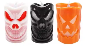 Pack 3 Velas Led Halloween