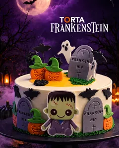 TORTA DE CARAMELO FRANKENSTEIN 12P TORTA DE CARAMELO FRANKENSTEIN 12P
