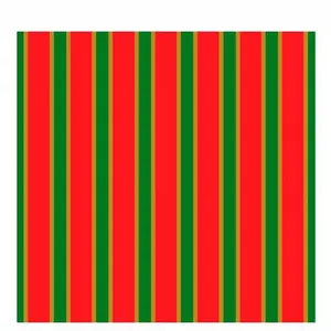 Papel de regalo Navidad Lineas rojas, verdes y doradas