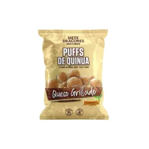 Snack Puff Quinua Siete Dragones Queso Grillado X 100 Gr
