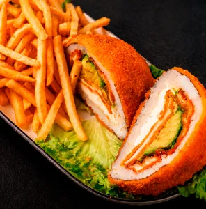4 sushi burgers + bebida