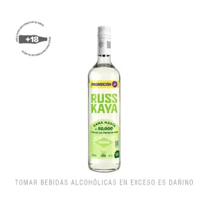 Vodka Russkaya Green Apple 750 ml