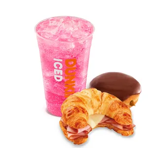 Sparkling Refresher L + Sándwich + Donut