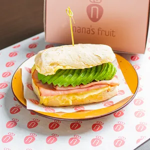 Ciabatta Jamón, Queso y Palta
