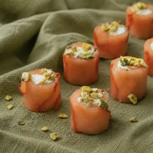 Rolls de salmón