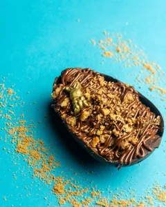 Medio huevo de Cookies & Nutella