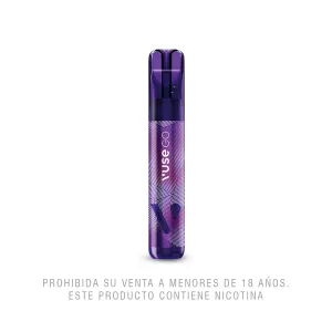 Vapeador Electrónico Vuse Go Con Nicotina Grape Ice 1000 Puff X 1 Und
