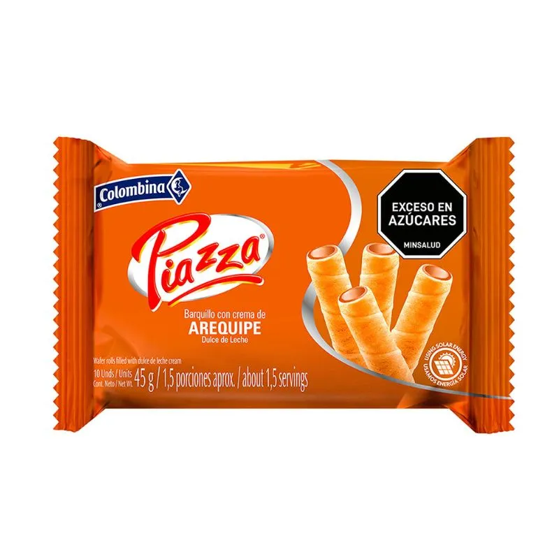 BARQUILLO PIAZZA COLOMBINA AREQUIPE X 45 GRS - Supermercados La 80 ...