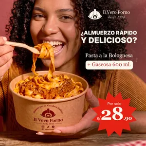 Promo - Pasta a la Bolognesa + Gaseosa 600 ml