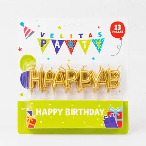 Vela happy bday dorada