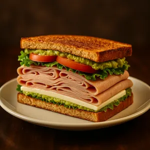 Sandwich pechuga de pavo