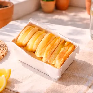 Mini alfajores de limón, maracuyá y manzana x 4