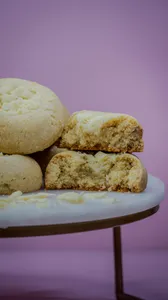 Galletón de chocolate blanco keto