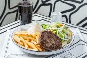 Hamburguesa Angus al plato