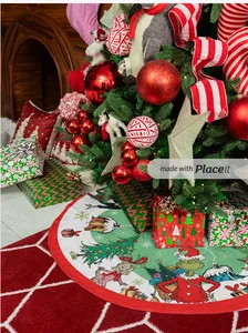 PISO FALDA NAVIDENO GRINCH MEDIANO