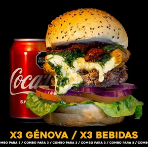 3 Génova + 3 Bebidas