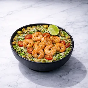 Ensalada Cesar camarón