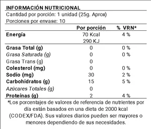 Tortilla Sash Artesanal Clásica x5 und