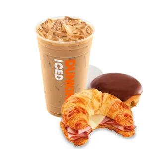 Iced Latte L + Sándwich + Donut