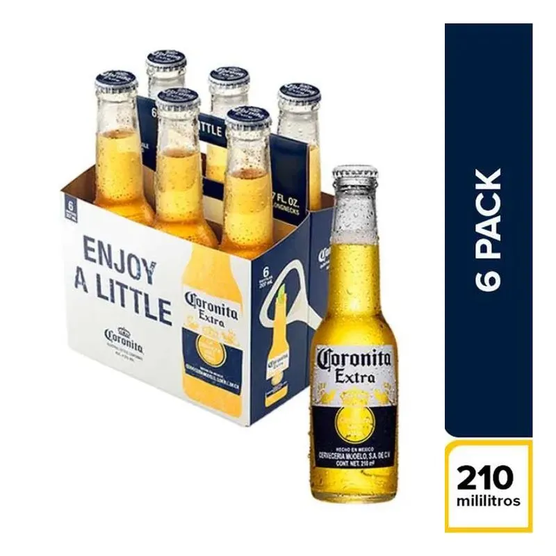 SIXPACK CERVEZA CORONITA EXTRA X 210 ML SIXPACK CERVEZA CORONITA EXTRA X 210 ML