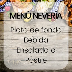 Menú Nevería