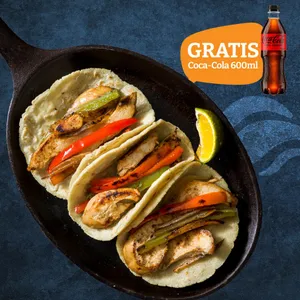 FAJITAS DE POLLO + COCA-COLA GRATIS