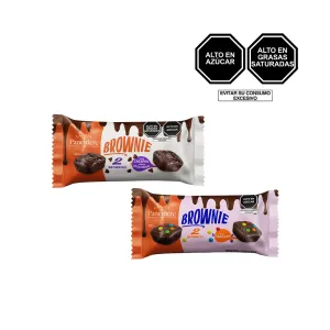 Pack (1 Brownie Chocolate La Vita Panettiere x 50 g + 1 Brownie Con Grageas La Vita Panettiere x 50 g)