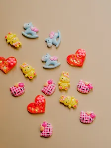 Aplicación Corazón Naranjo Flores - Estrellas.