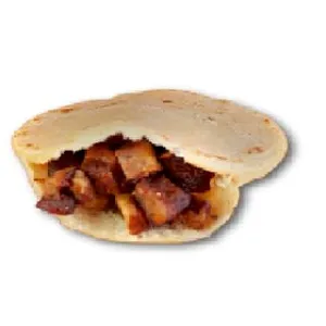 Gordita de chicharrón crujiente