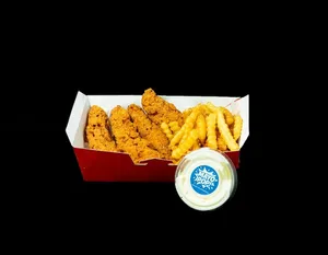 4 Tenders originales + papas fritas