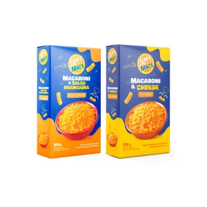 Pack Fideos Macaroni & Salsa Huancaina Jappy Macs 200 gr +  Fideos Macaroni & Cheese Jappy Macs Original 226 gr