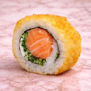 salmon queso cebollin panko 🔥