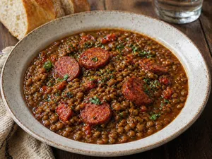 Lentejas con Chorizo