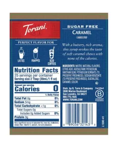 Sugar Free Sirope de Caramelo