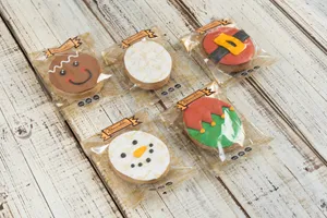 Galletas de miel individuales decoradas