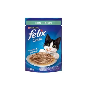 Comida De Gato Felix Classic Con Atun X 85 Gr
