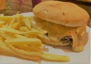 Barros Luco + Papas Fritas 🍟
