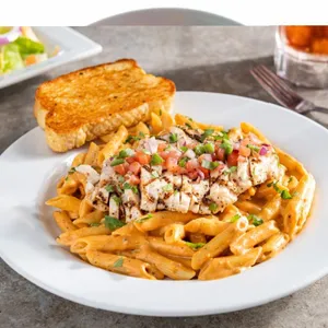 Chicken Enchilada Pasta.