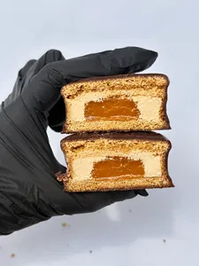 Alfajor Manjar - Maní de 5 cm