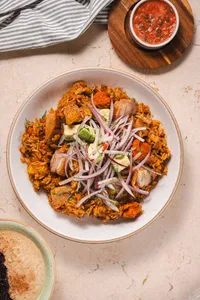 Arroz con chancho a la antigua