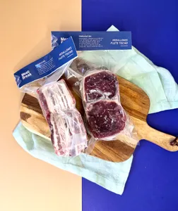 4 Medallones de filete envueltos en tocino (Filet Mignon)