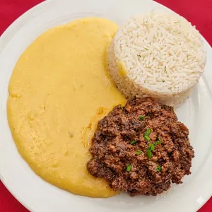 Pure con hamburguesa