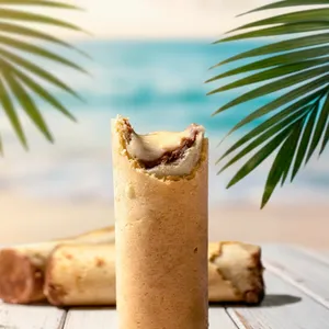 Barquillos Medios de Coco Caja de 12u